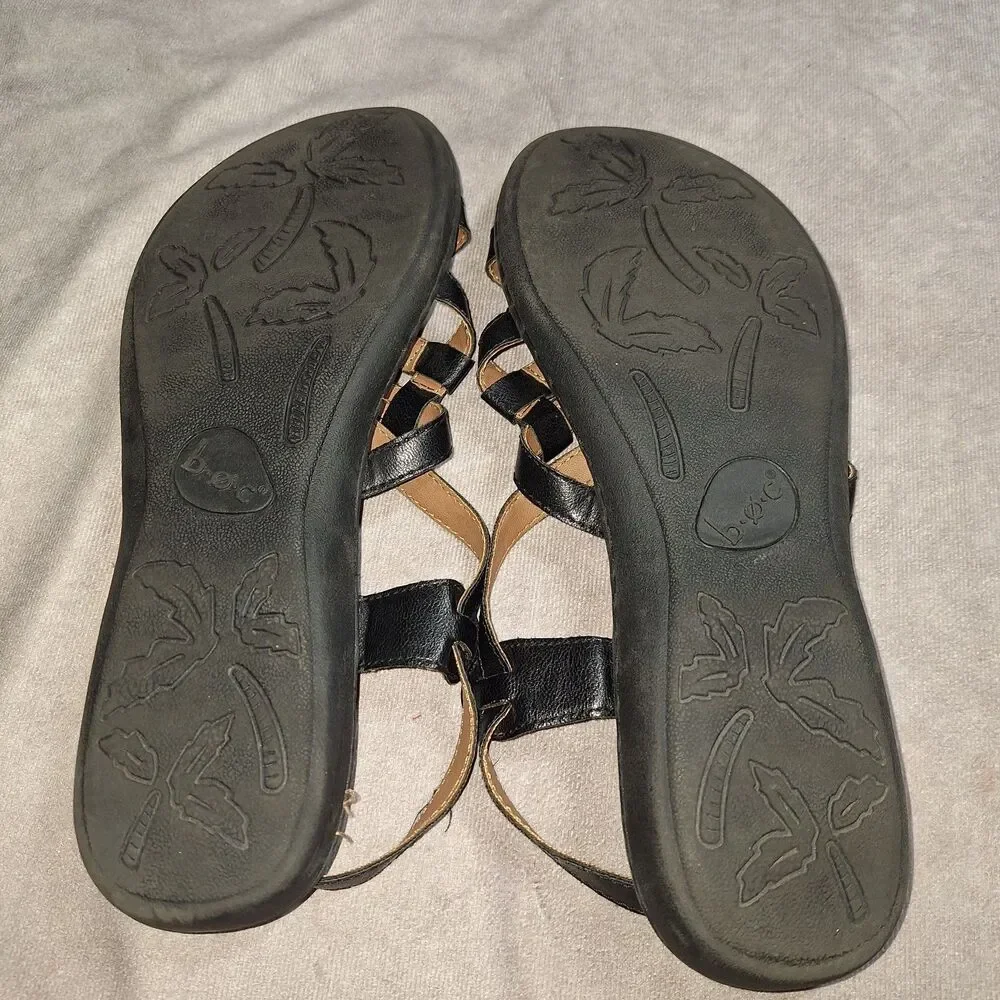 B.O.C Women’s Leather Strappy Brown Sandal Women's Size 10M  C64309